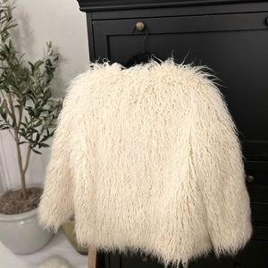 H&M Fuzzy Jacket.  Open front style with hook.  Size Small